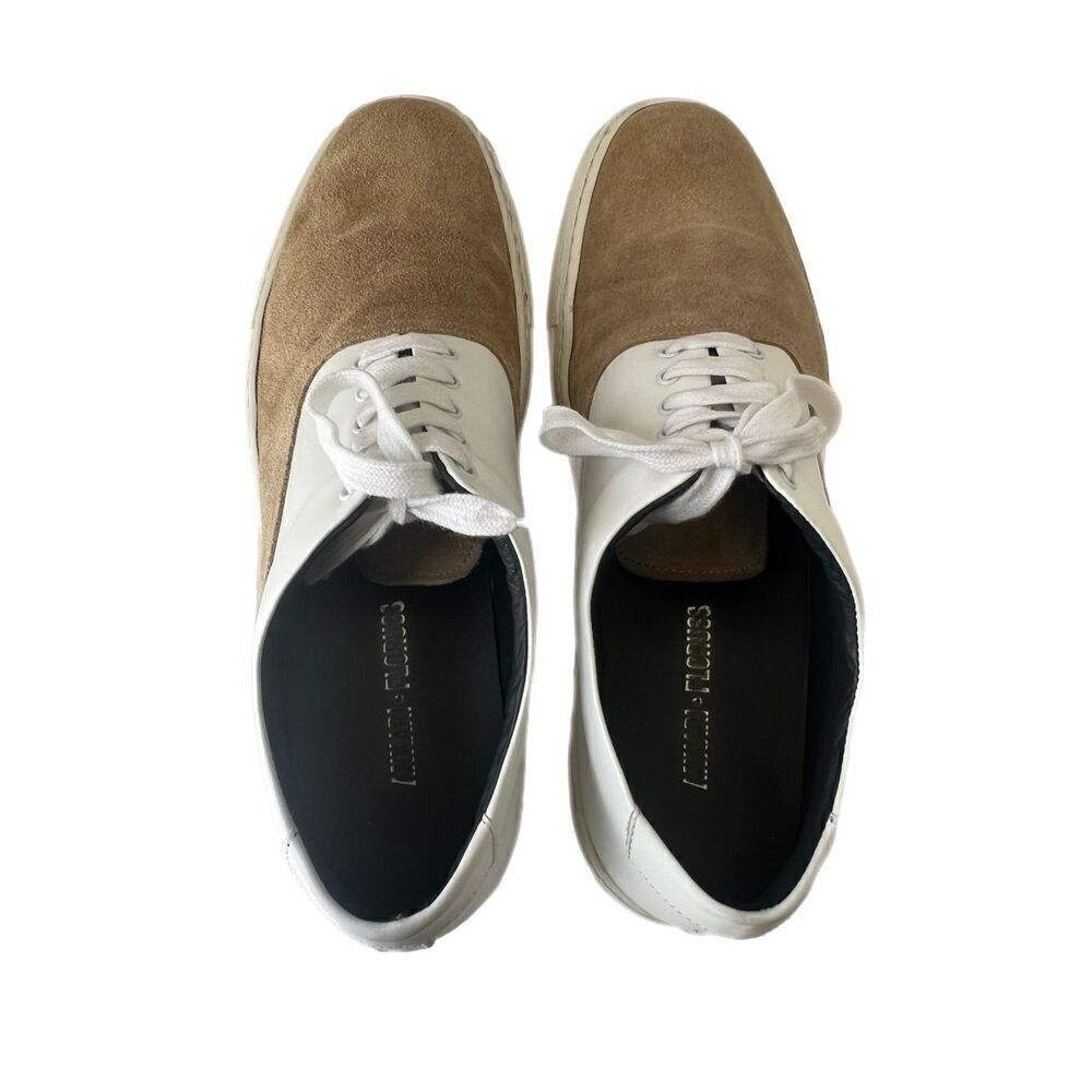 Ankari Floruss Men’s Saturday Lace Up White Tan Casual Shoes Size 10.5 - Picture 6 of 8